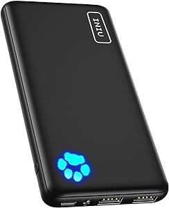 INIU Portable Charger, Slimmest 10000mAh 5V/3A Power Bank, USB C in&out High-Speed Charging Battery Pack, External Phone Powerbank Compatible with iPhone 16 15 14 13 12 Samsung S22 S21 Google iPad etc