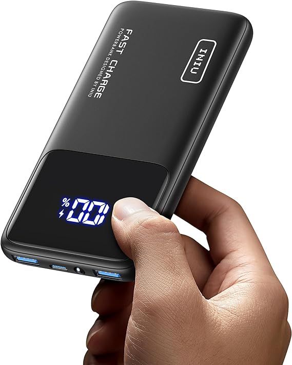 INIU Portable Charger, Slimmest Fast Charging 10000mAh USB C in/Out Power Bank, 22.5W PD3.0 QC4+ Battery Pack, Portable Phone Charger for iPhone 16 15 14 13 12 Pro Samsung S22 S21 Google AirPods iPad